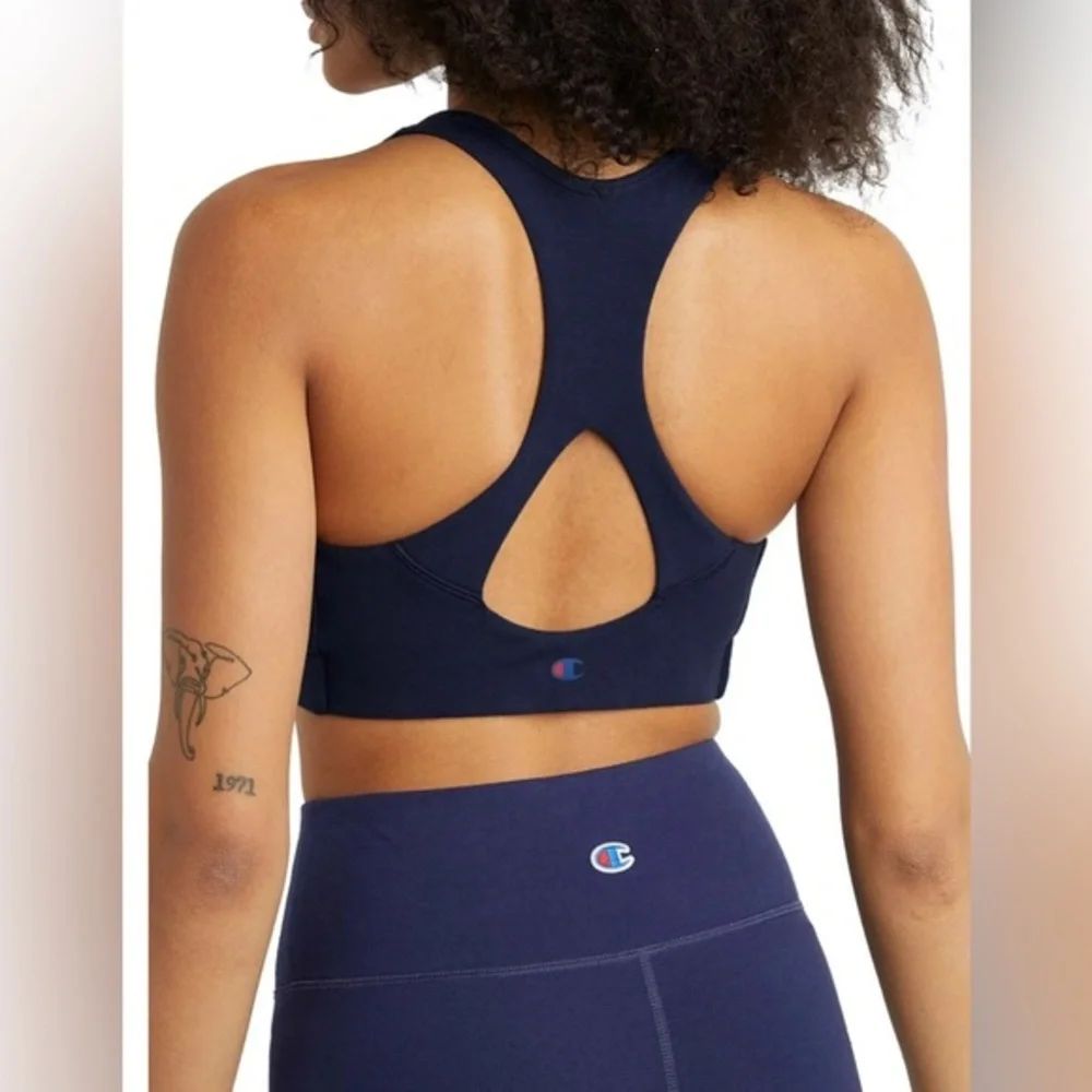 Champion Women's Authentic Sports bra bralette navy size XS‎